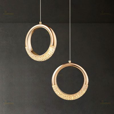 Luca Half Moon Earring Pendant Light